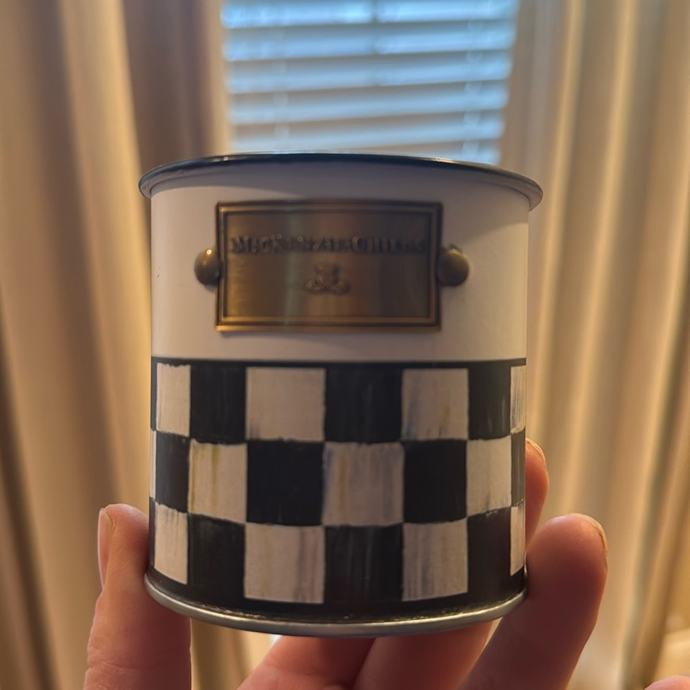 Small Mackenzie Childs Citronella candle